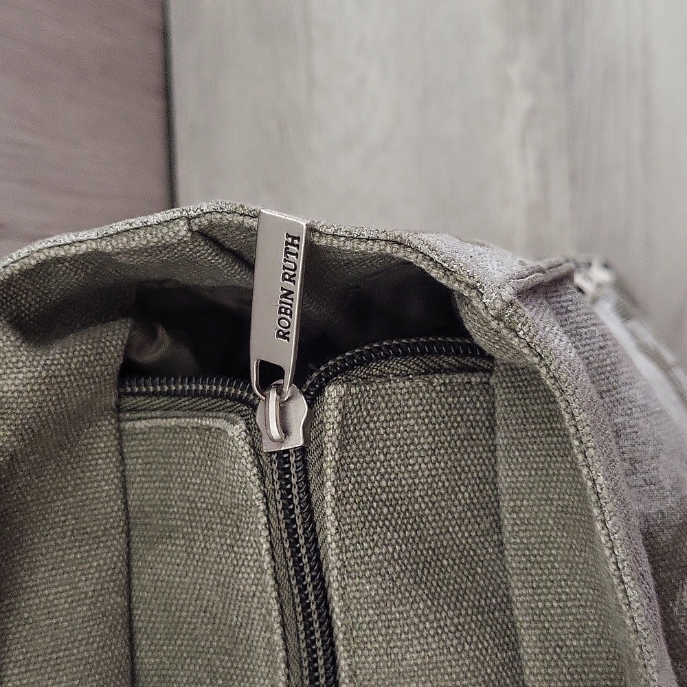 Robin Ruth Dominican Republic Beach Tote Pockets Canvas Travel Bag - Picture 7 of 8